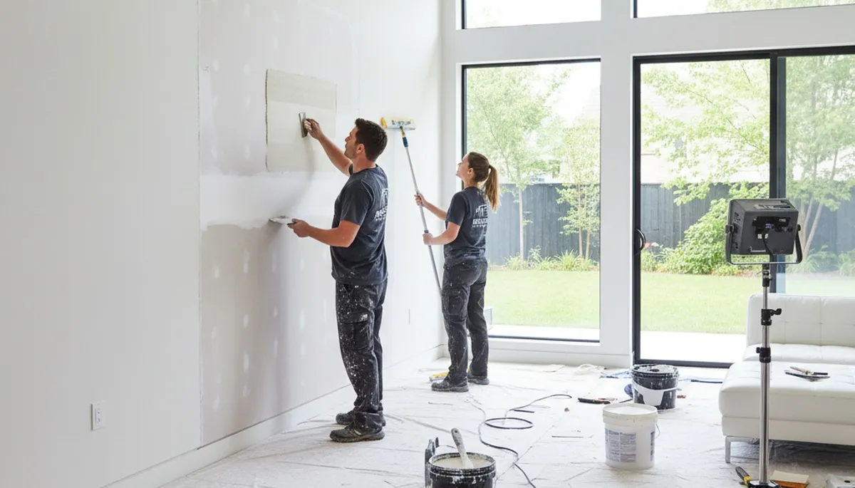 Professional drywall repair and wall patching by expert painters in Durham, NC homes